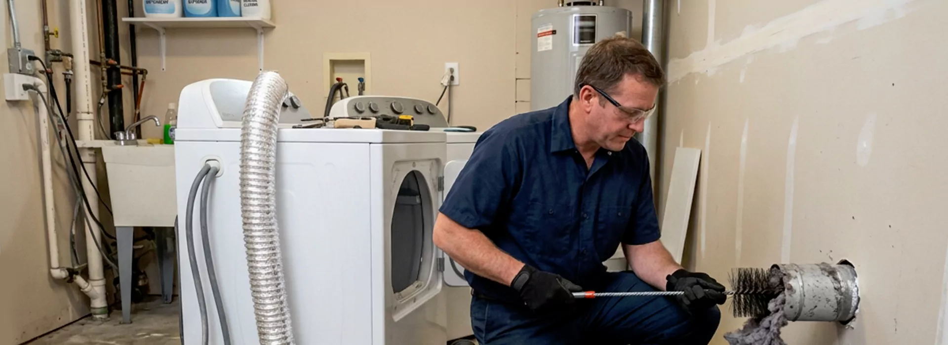 Clogged Dryer Vent Repair in Frederick, Maryland