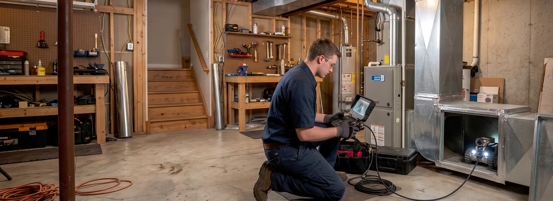 Robotic Duct Inspection Frederick, Maryland