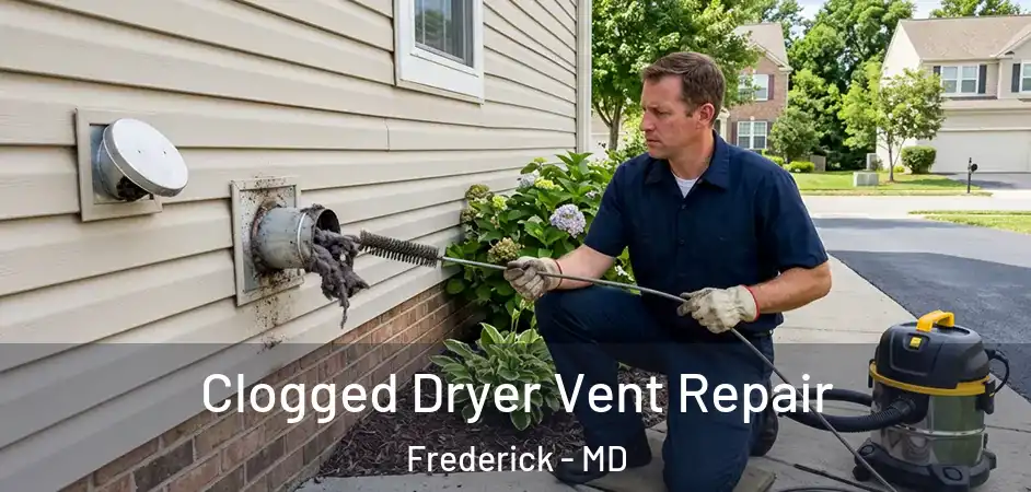 Clogged Dryer Vent Repair Frederick - MD