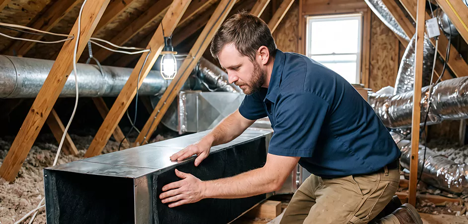 Acoustic Duct Liner Installation in Frederick