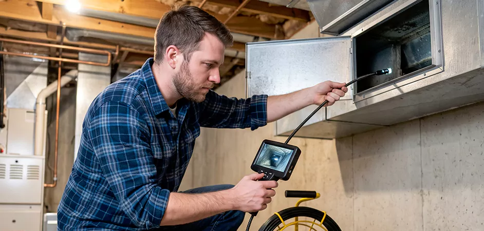 Post-Renovation Duct Inspection in Frederick