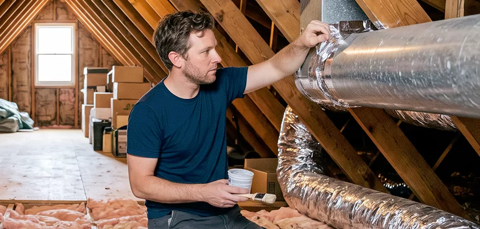 Duct Board Leak Repair in Frederick