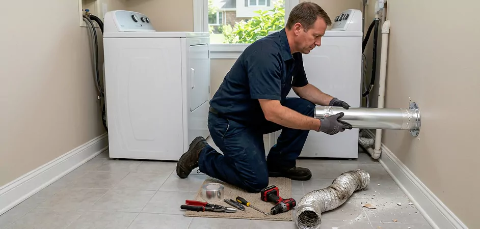 Dryer Vent Replacement in Frederick