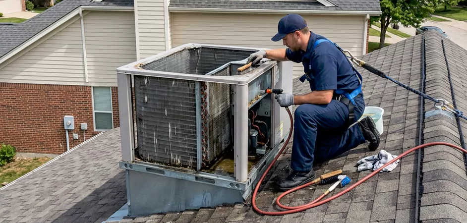Rooftop Unit Cleaning in Frederick
