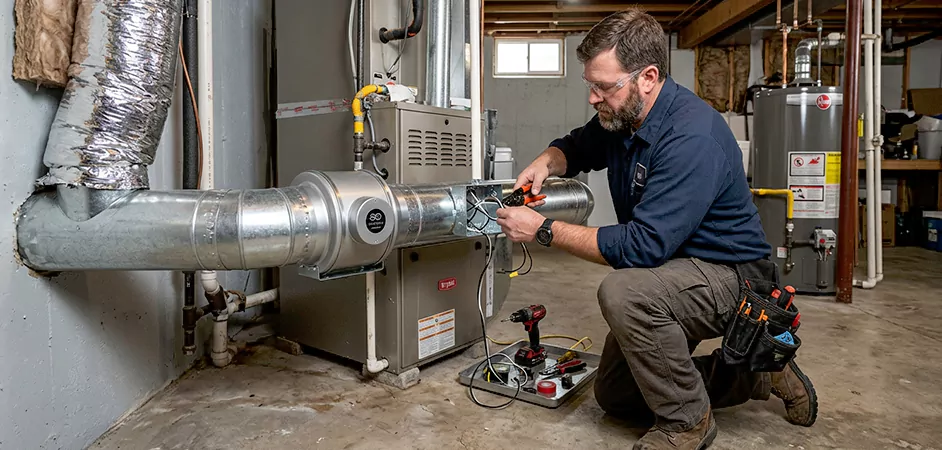 Booster Fan Installation in Frederick