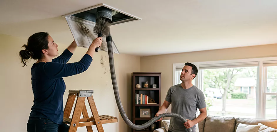 Roof and Wall Exhaust Cap Cleaning in Frederick