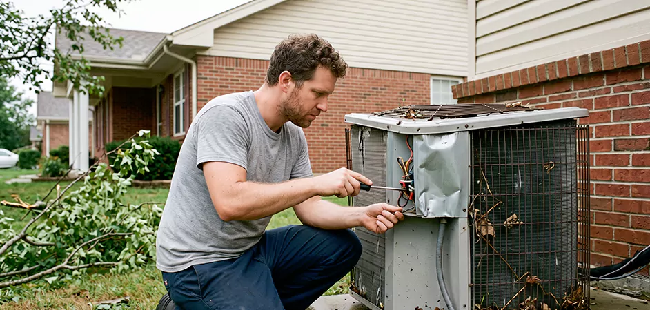 Storm Damage HVAC Restoration in Frederick