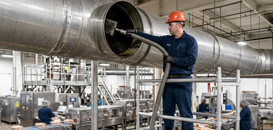 Food Processing Facility Duct Cleaning in Frederick