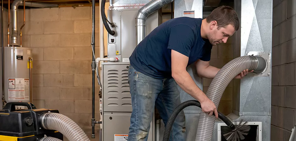 Negative Pressure Duct Cleaning for Large and Long Duct Systems in Frederick