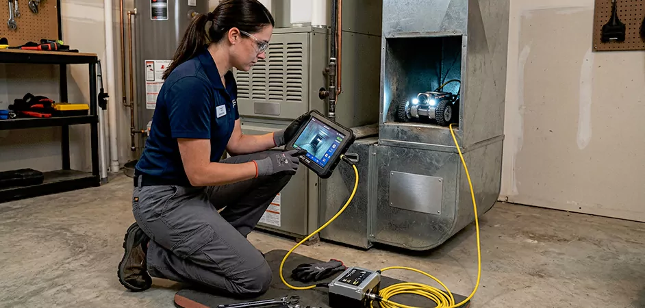 Robotic Duct Inspection in Frederick