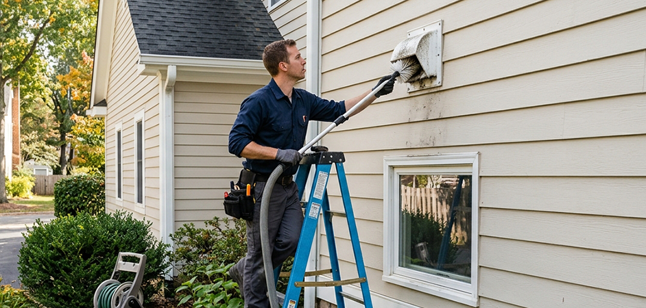 Exterior Vent Cap Cleaning in Frederick